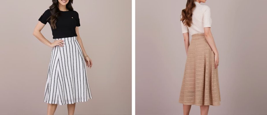 Saias atemporais: 5 modelos evangélicos que nunca saem de moda.