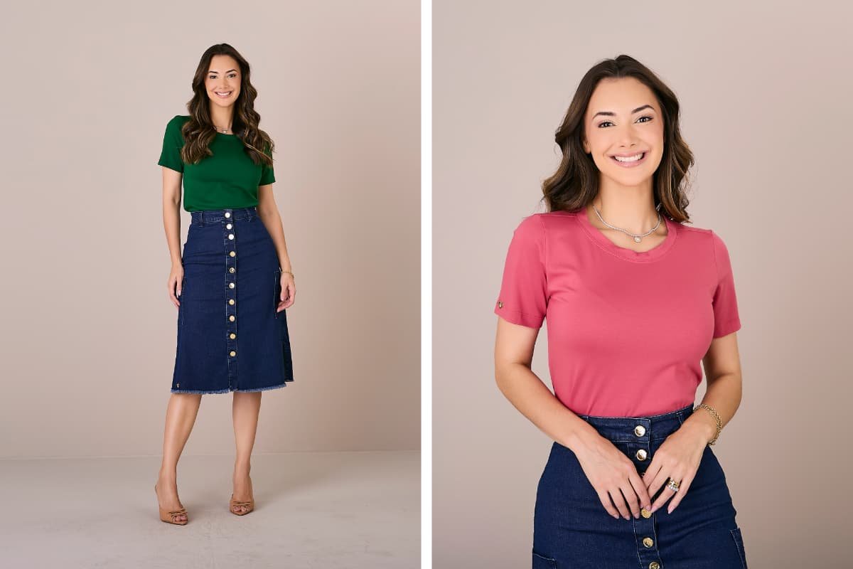 mulheres usando roupas elegantes para trabalhar