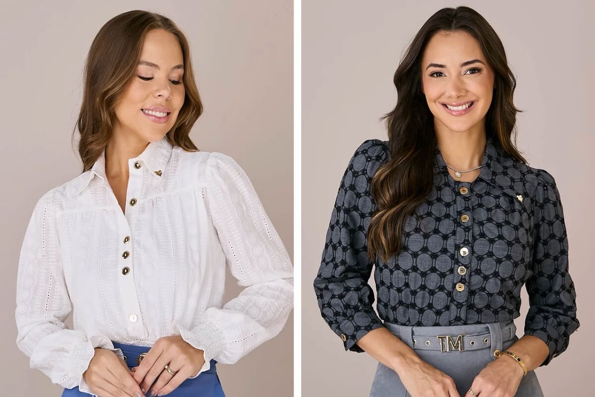 inverno 2025 mulheres com camisas