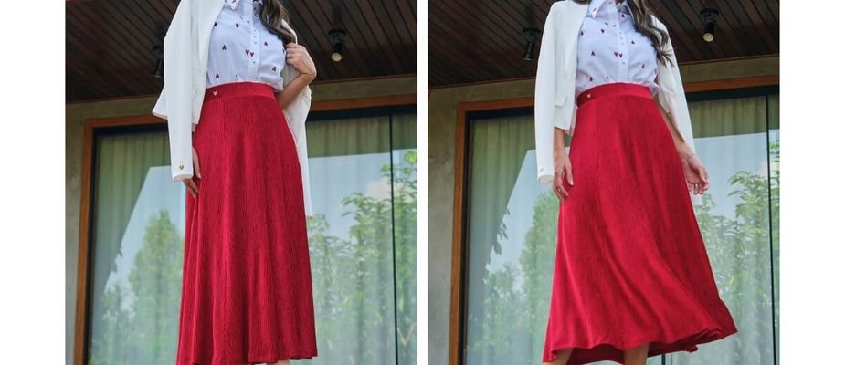 Aprenda como combinar a saia midi no inverno e garanta sua moda com propósito até nos dias mais frios