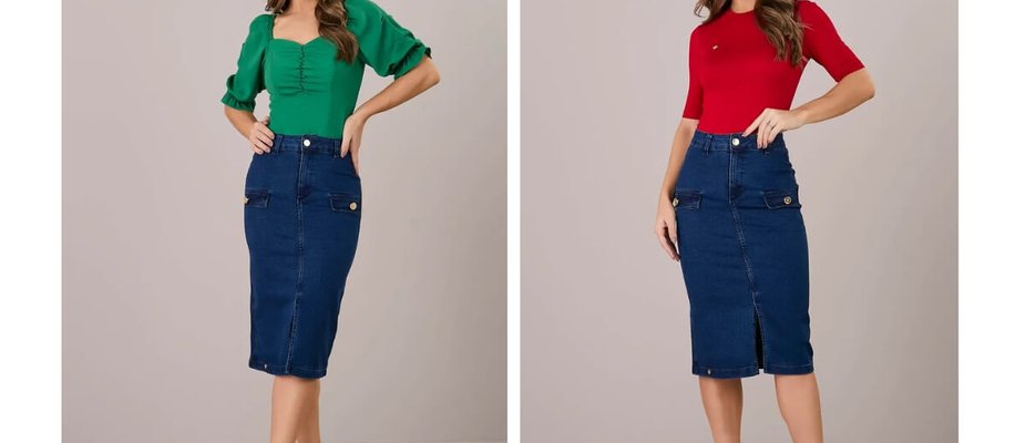 4 dicas para usar saia jeans no inverno e arrasar na estação mais fria do ano