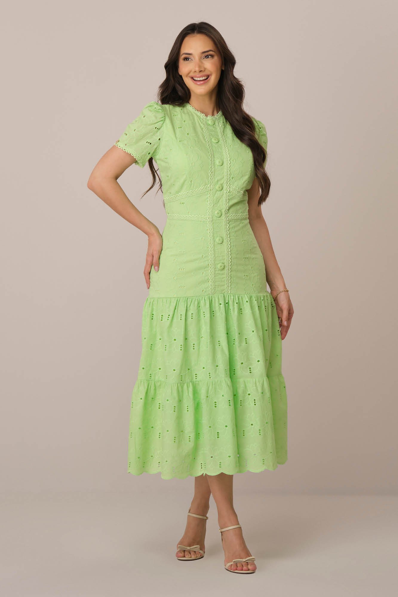 Vestido Midi no Algodão Penelope - Tata Martello
