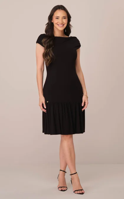 6605 22601 1 vestido curto na malha com babado gabi tata martello