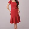 5716 vestido vermelho louise