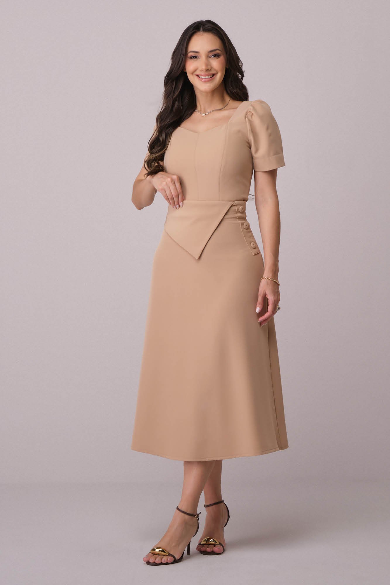 TATAまる Conjunto Midi com Pala Assimétrica Nicole - Tata Martello