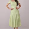 vestido verde ariana 6597