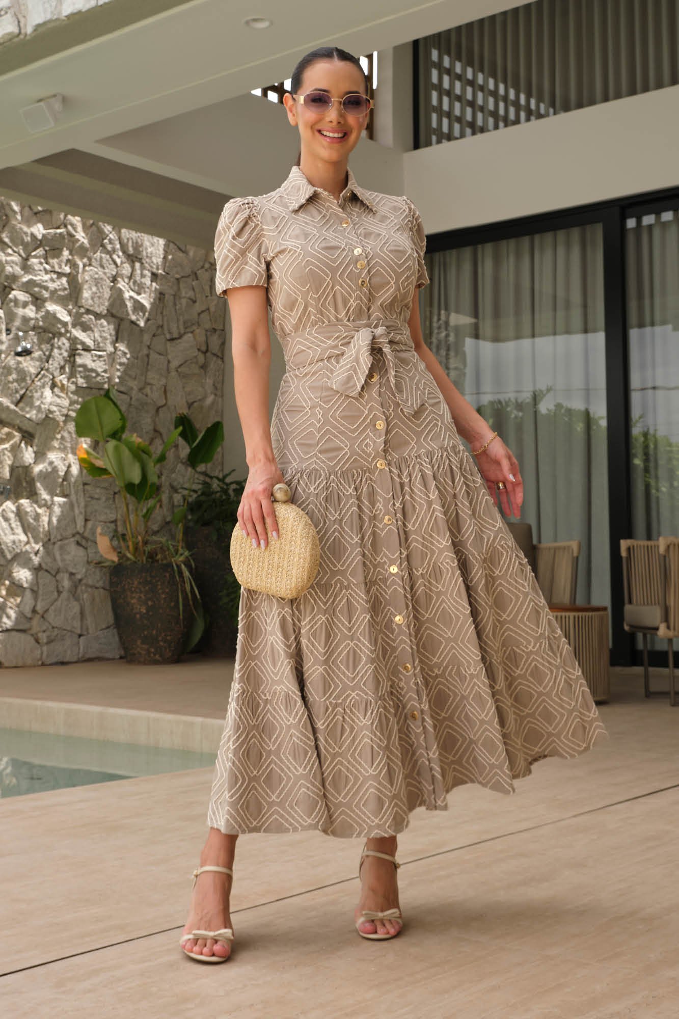 Vestido Midi no Algodão Vanessa - Tata Martello