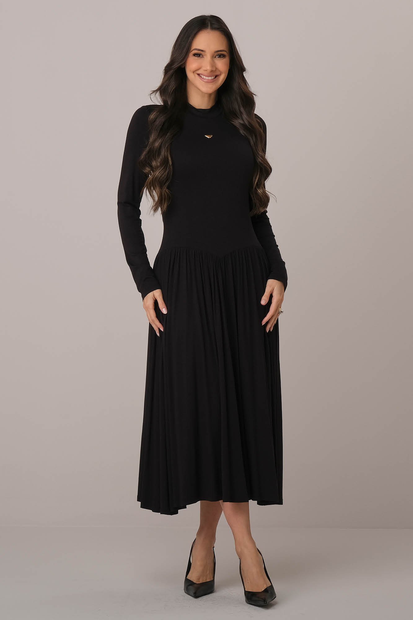 Vestido Midi Assimétrico Tainá - Tata Martello