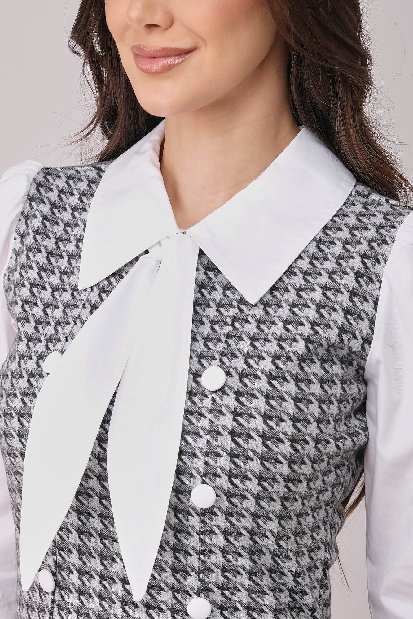 Vestido Midi com Laço no Tricoline Jamily - Tata Martello