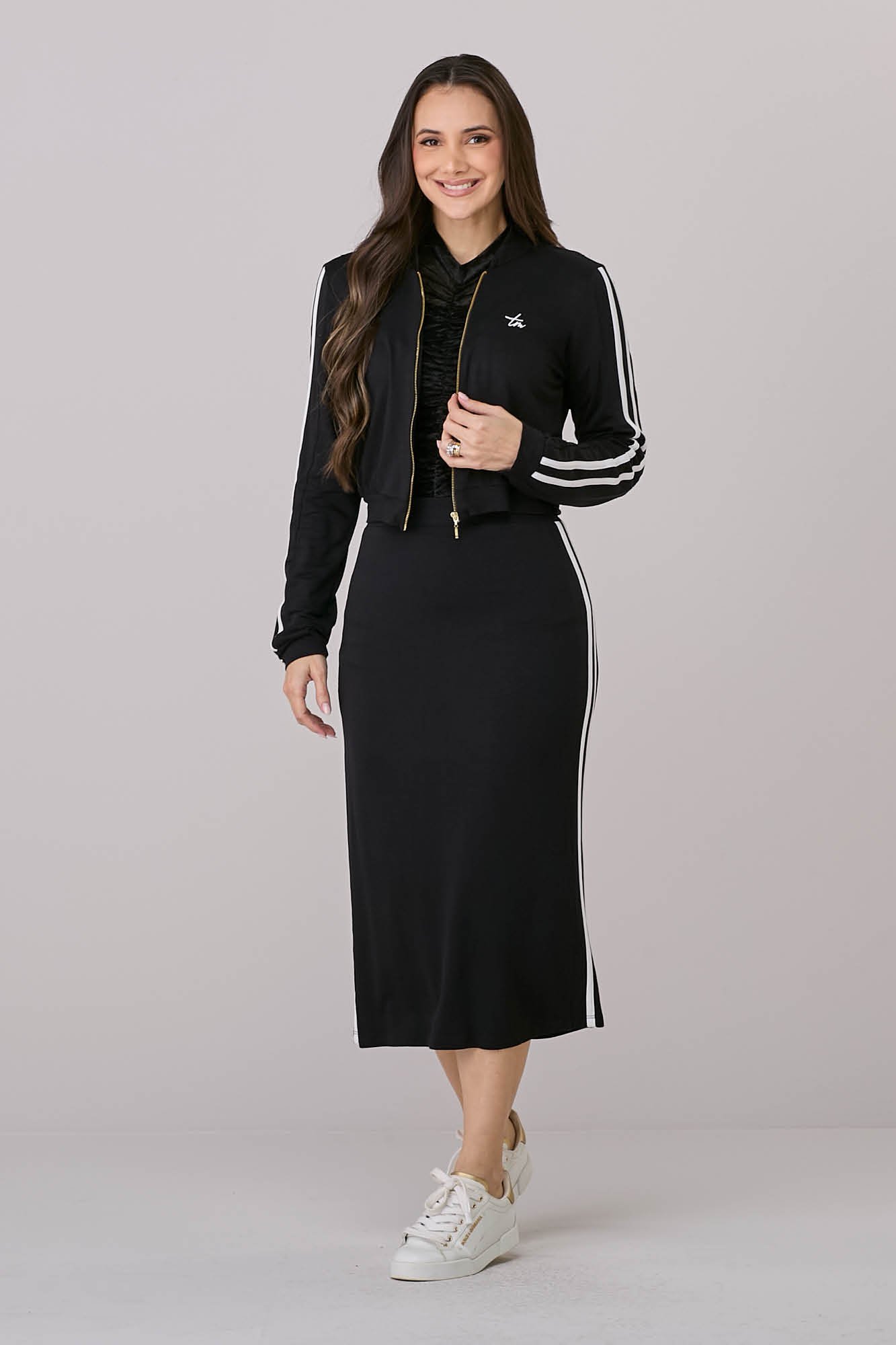 Conjunto Midi Manga Longa Thailize - Tata Martello