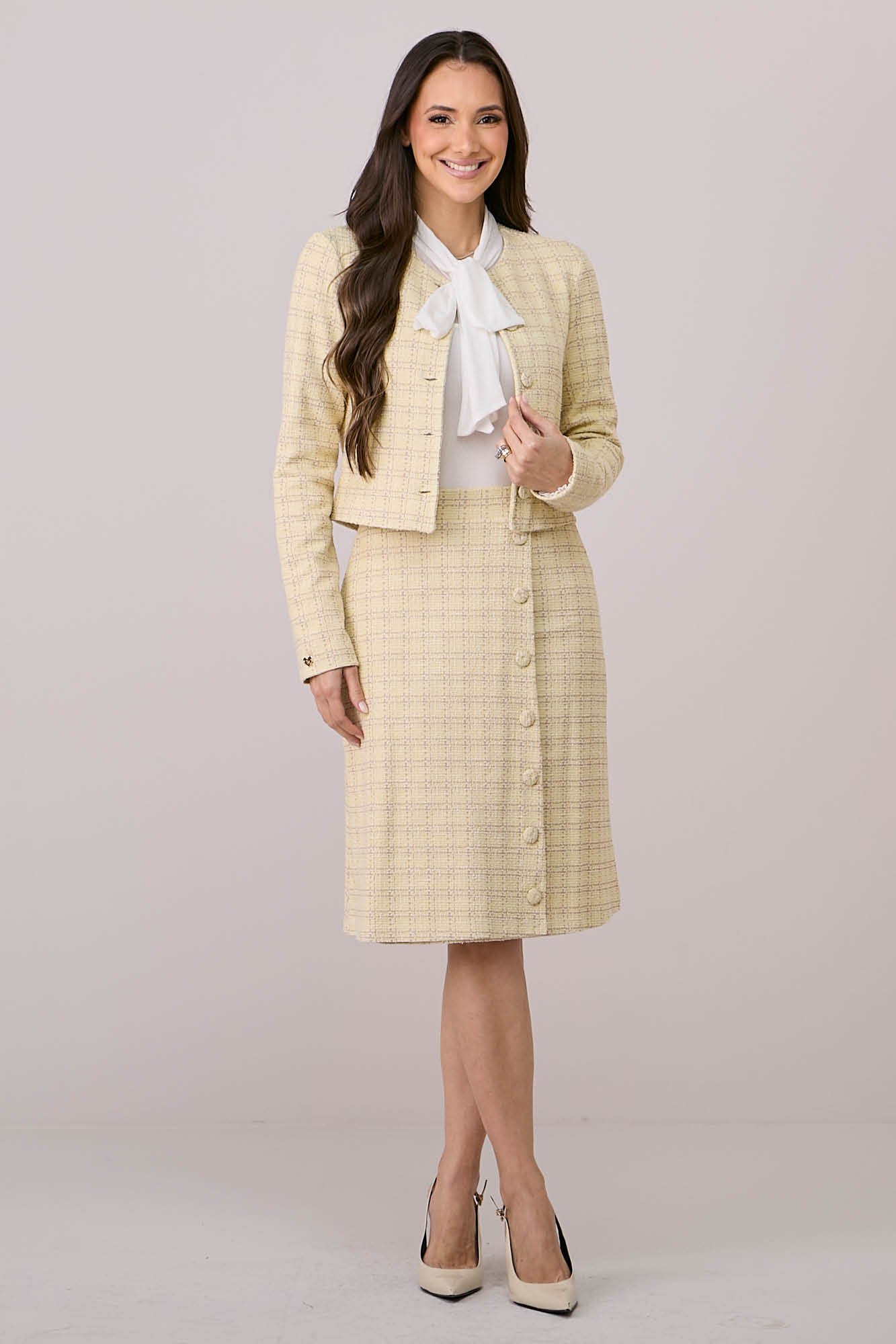 Conjunto Curto em Tweed Suelen - Tata Martello
